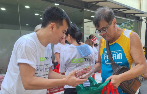 A man Handing Gift to another man