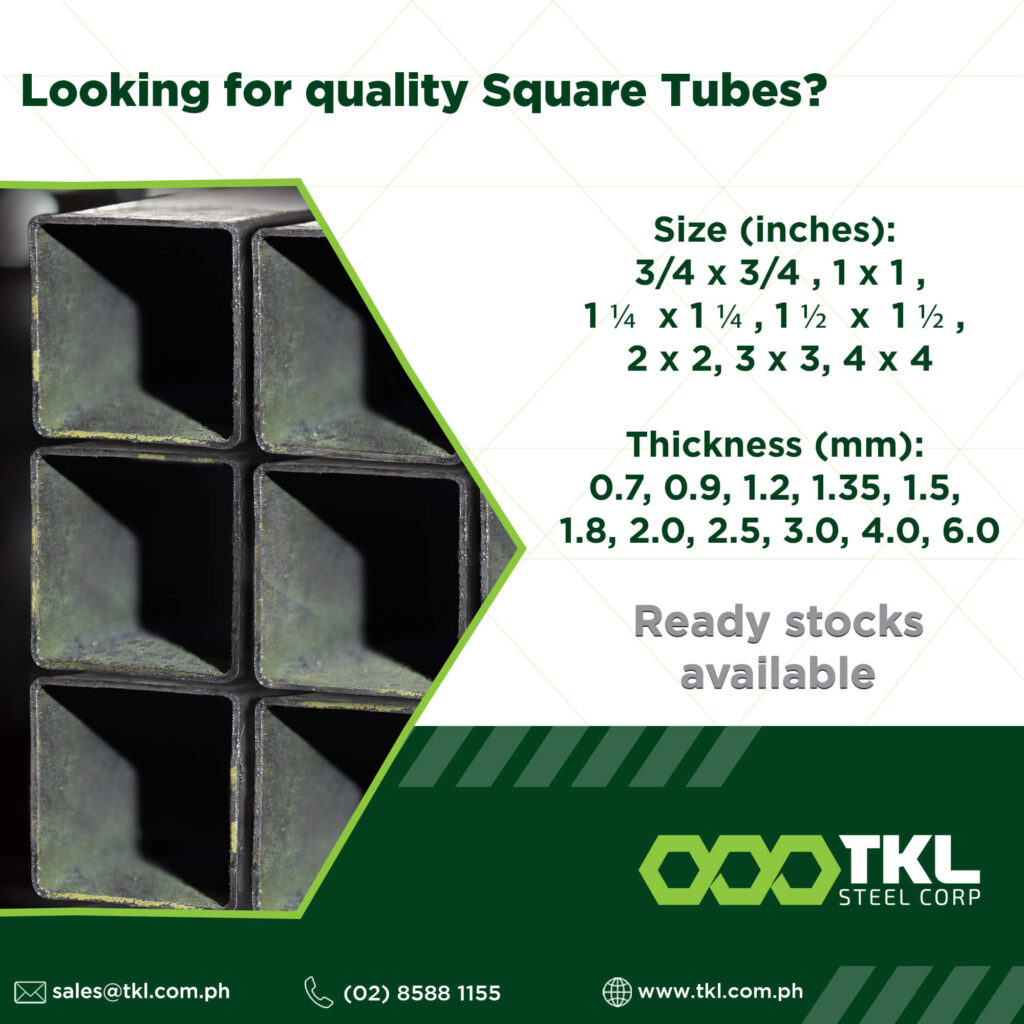 Square tube specs- THUMBNAIL