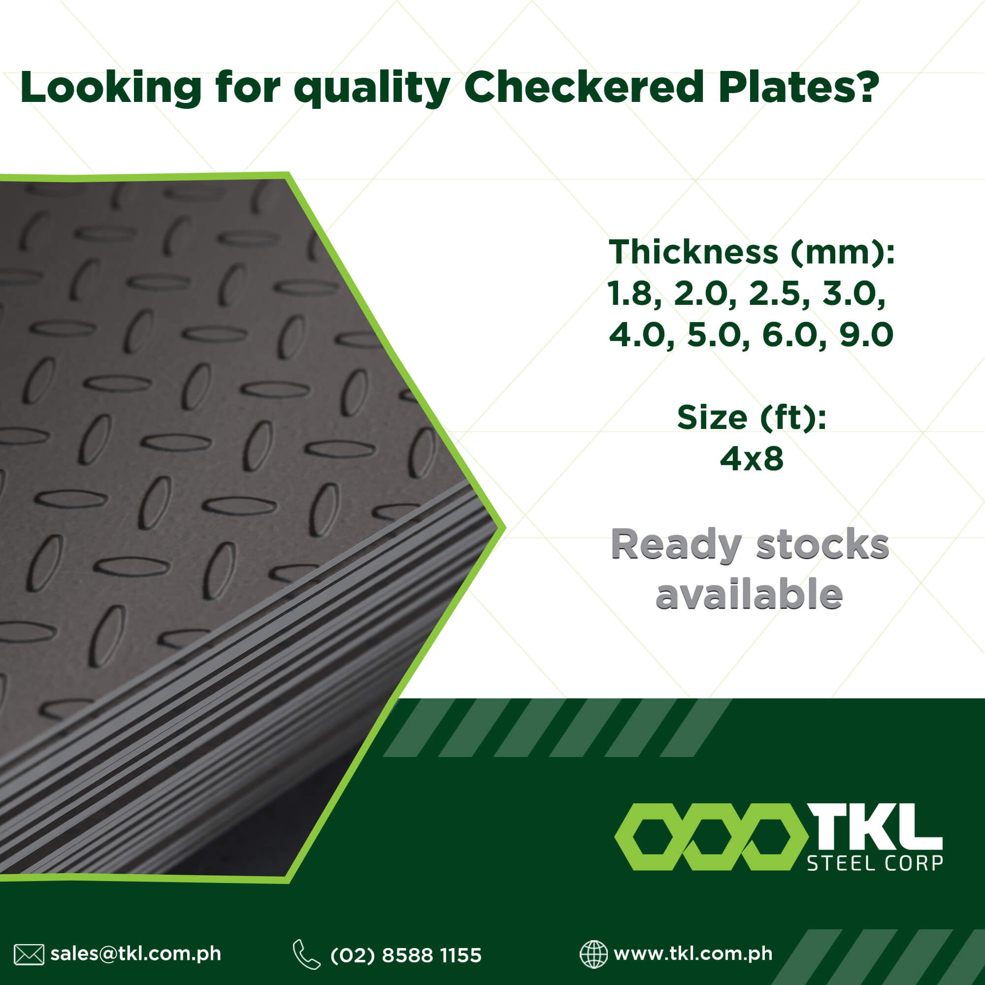 Checkered Plate Specs