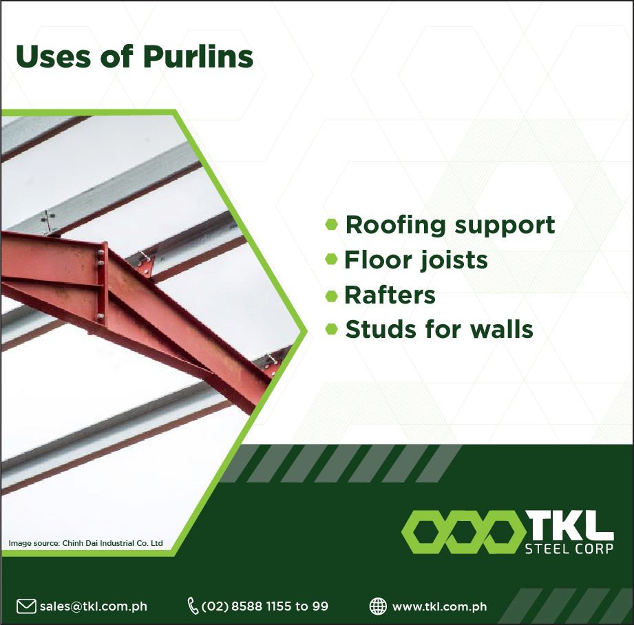 Uses of C and Z Purlins