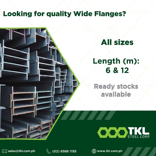 Wide Flange Sizes