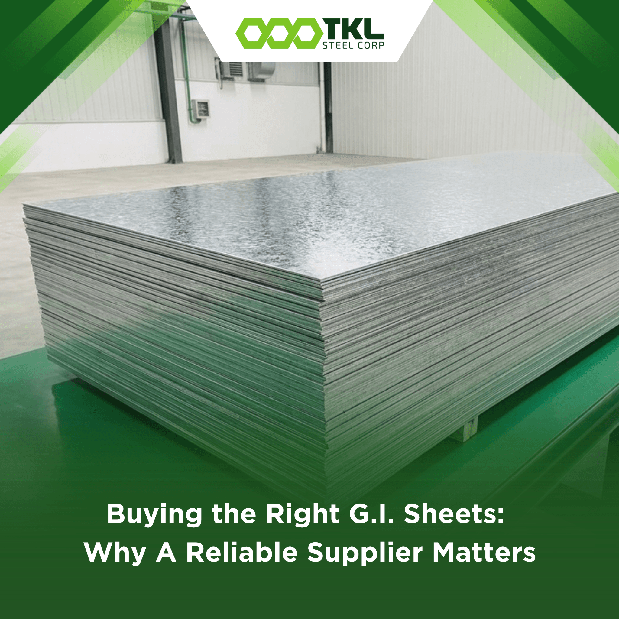 Buying the Right G.I. Sheets Why A Reliable Supplier Matters