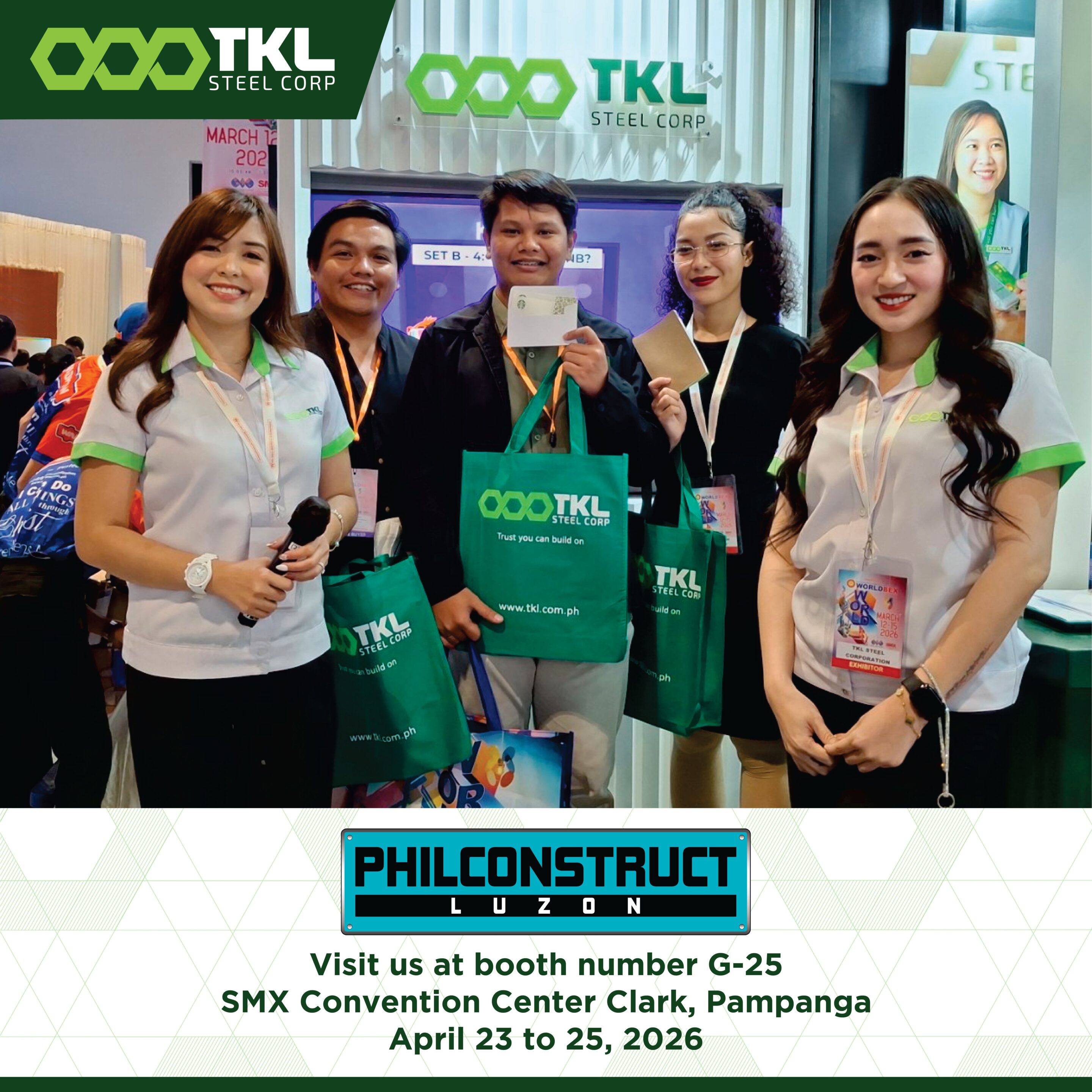 TKL Steel Connects with Industry Professionals at PHILCONSTRUCT Luzon 2026